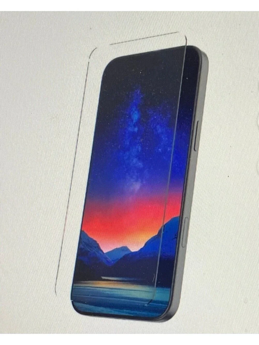 Onn Impact Resistant Glass Screen Protector for iPhone 16 Plus